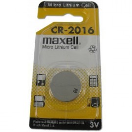 Pile Bouton CR2016 Standard - BATLI07 - MAXELL - Lithium - 3V