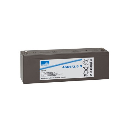 EXIDE Sonnenschein 6V - 3,5Ah - Dryfit A500 - Bac VO - A506/3.5S