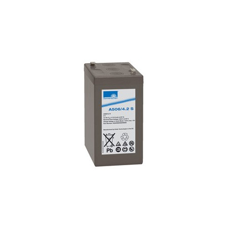 EXIDE Sonnenschein 6V - 4,2Ah - Dryfit A500 - Bac VO - A506/4.2S