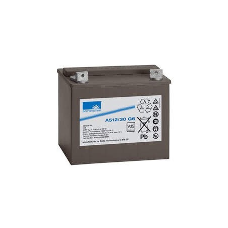 Batterie Exide  SONNENSCHEIN A512/30 G6 PLOMB GEL 12V 30AH