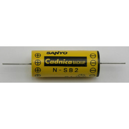 Pile Batterie SANYO 15,5 x 38,5 - N SB2 - 2,4V – 90mAh