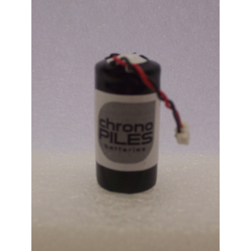 Pile lithium CR123 + connecteur SAPPEL - 3V Pile lithium CR123 + connecteur SAPPEL - 3V