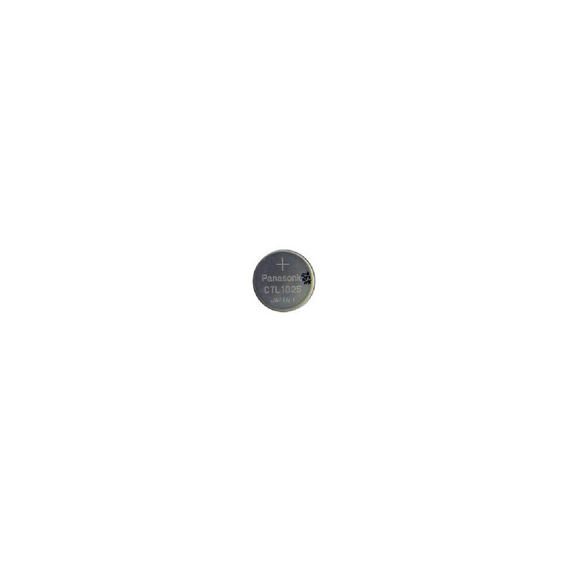 Pile bouton CTL1025 PANASONIC rechargeable montre solaire Li-Ion -2.3V Pile bouton CTL1025 PANASONIC rechargeable montre solaire Li-Ion -2.3V