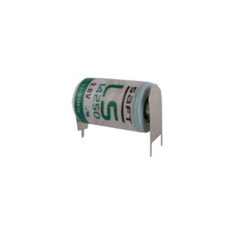 Pile SAFT LS14250 Lithium - 1/2AA - 3PH (1+/2- ou 2+/1-) - 3,6V - 1.2Ah