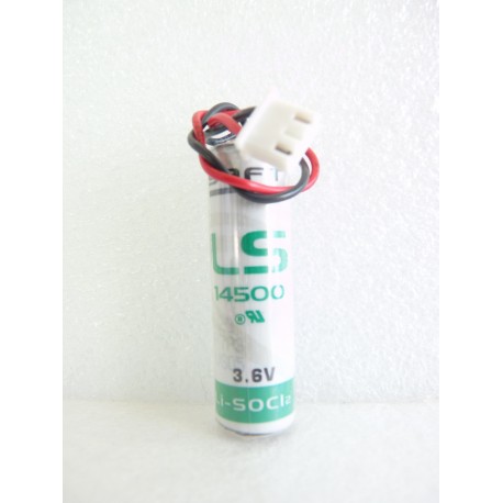 Pile LS14500 - AA - Lithium - 3.6V - 2300mAh + Connecteur