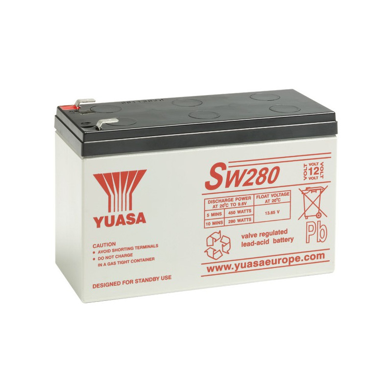 Batterie SW280 YUASA Spécial ONDULEUR - AGM - 12V - 7Ah Batterie SW280 YUASA Spécial ONDULEUR - AGM - 12V - 7Ah