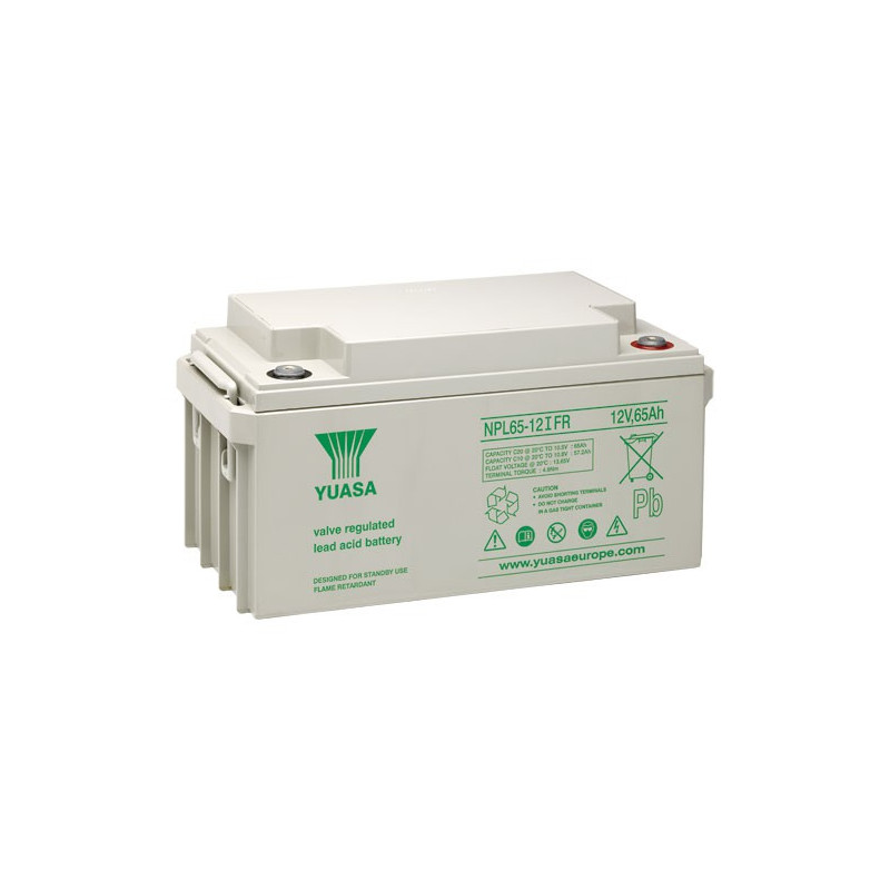 Batterie YUASA de 12V et 65.0Ah - NPL65-12 I FR - Longue durée de vie Batterie YUASA de 12V et 65.0Ah - NPL65-12 I FR - Longue durée de vie