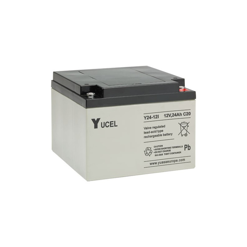 YUASA / YUCEL 12V - 24.0Ah - Y24-12 - AGM YUASA / YUCEL 12V - 24.0Ah - Y24-12 - AGM