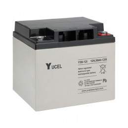 Batterie plomb - YUASA / YUCEL / YUVOLT - 12V - 38.0Ah - Y38-12 - AGM