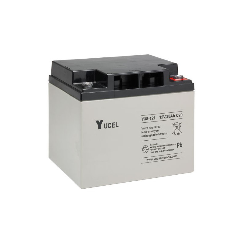 Batterie plomb - YUASA / YUCEL / YUVOLT - 12V - 38.0Ah - Y38-12 - AGM