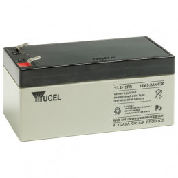 Batterie plomb - YUASA / YUCEL / YUVOLT -  12V - 3.2Ah - Y3.2-12FR - AGM