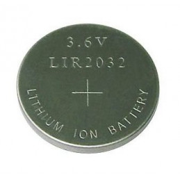Pile bouton LIR2032 rechargeable - Li-Ion - 3.6V - 40mAh