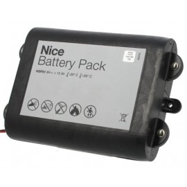 Pack piles Alarme Compatible NICE HSCU1GCFR - 6LR20 - Alcaline - 9V - 18Ah + Connecteur