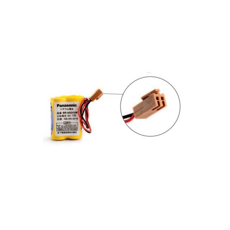 Pile Lithium Panasonic BRA 6V 1800mAhconnecteur marron A98L-0031-0011