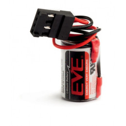 Pile ER14250 - 1/2AA - Lithium - 3.6V - 1200mAh + connecteur - TELEMECANIQUE