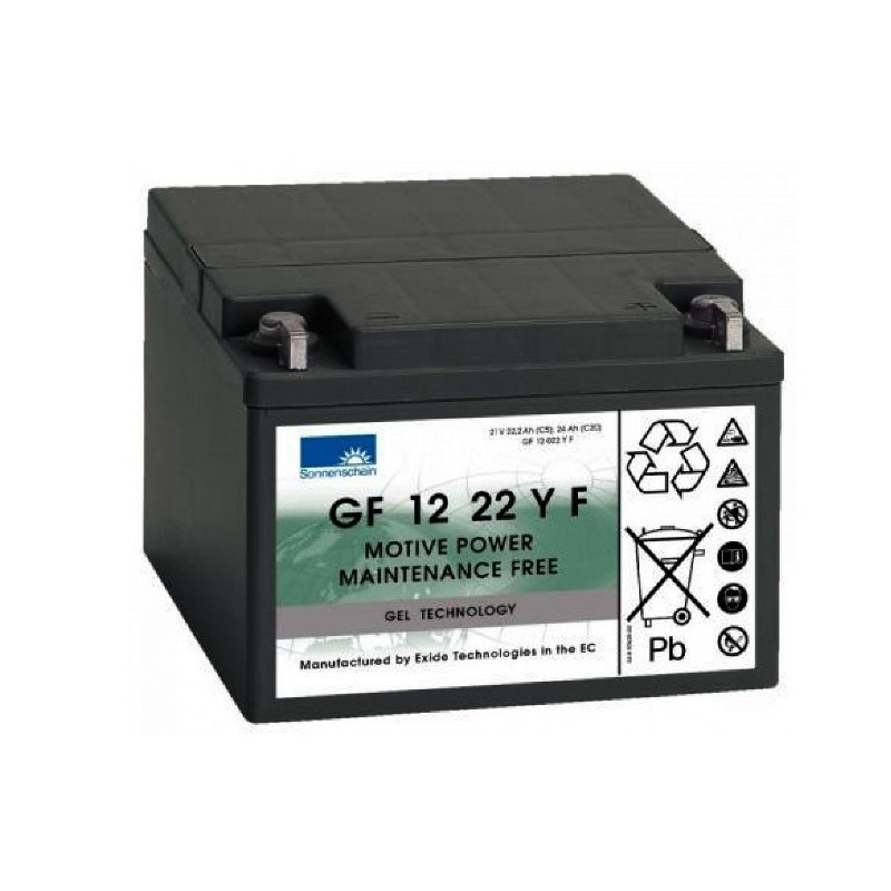 EXIDE Sonnenschein 12V - 22,0Ah - Dryfit A500C - G5 - GF12022YF EXIDE Sonnenschein 12V - 22,0Ah - Dryfit A500C - G5 - GF12022YF
