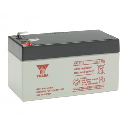 Batterie NP1.2-12 YUASA - AGM - Plomb - 12V - 1.2Ah