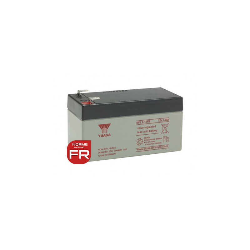YUASA 12V - 1.2Ah - NP1.2-12FR - AGM YUASA 12V - 1.2Ah - NP1.2-12FR - AGM