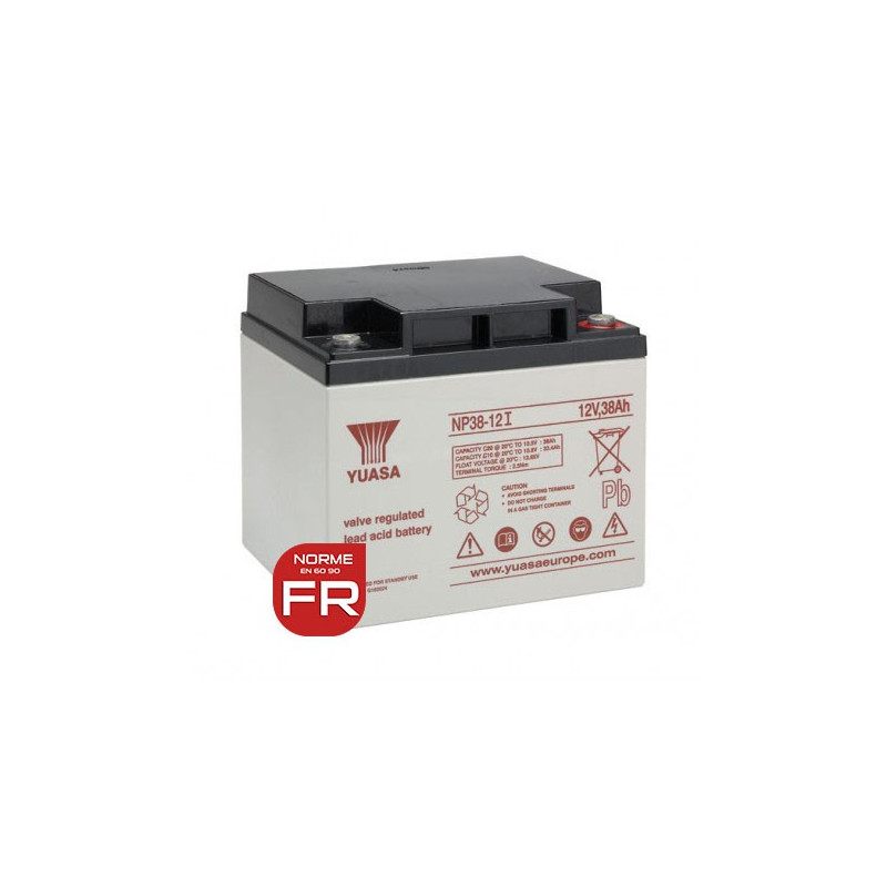 YUASA 12V - 38.0Ah - NP38-12 I FR - AGM