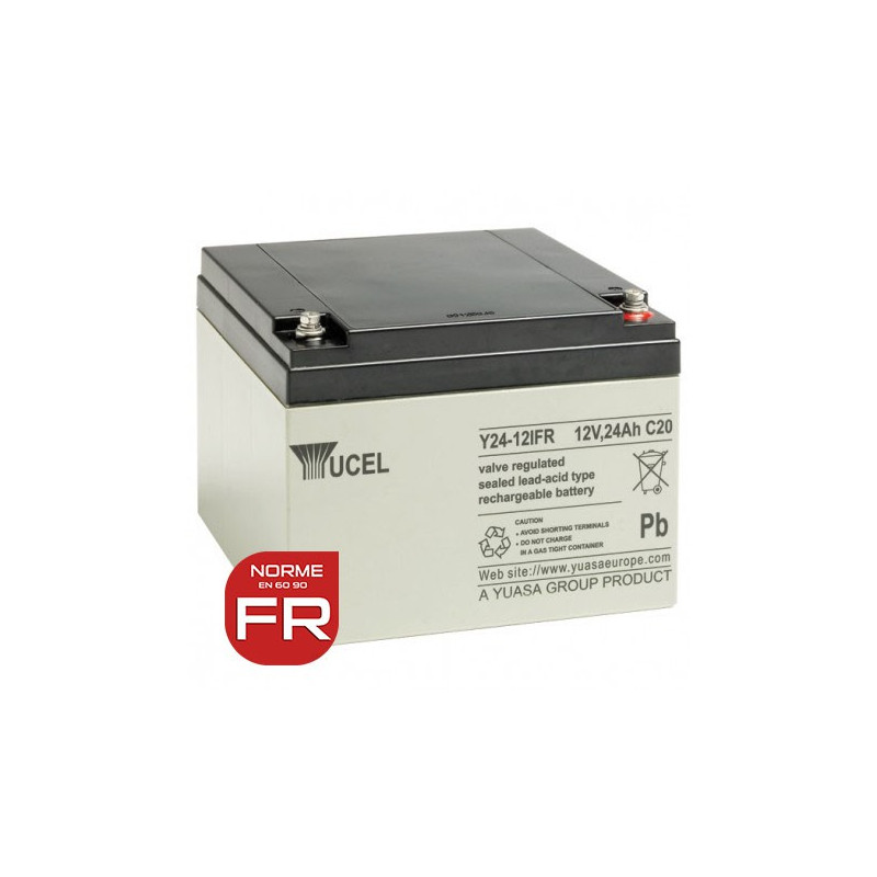 YUASA / YUCEL 12V - 24.0Ah - Y24-12FR - AGM YUASA / YUCEL 12V - 24.0Ah - Y24-12FR - AGM