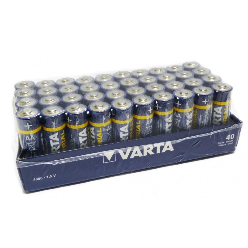 Lot de 8 piles LR6 (AA) Varta pour détecteurs de métaux