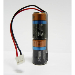 CHRONO Pack Pile Lithium Batv-23 – 2CR2PE/BN ATRAL – 6.0V – 0.850Ah + Connecteur