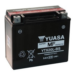YUASA Batterie Moto 12V – 18Ah - YTX20L-BS