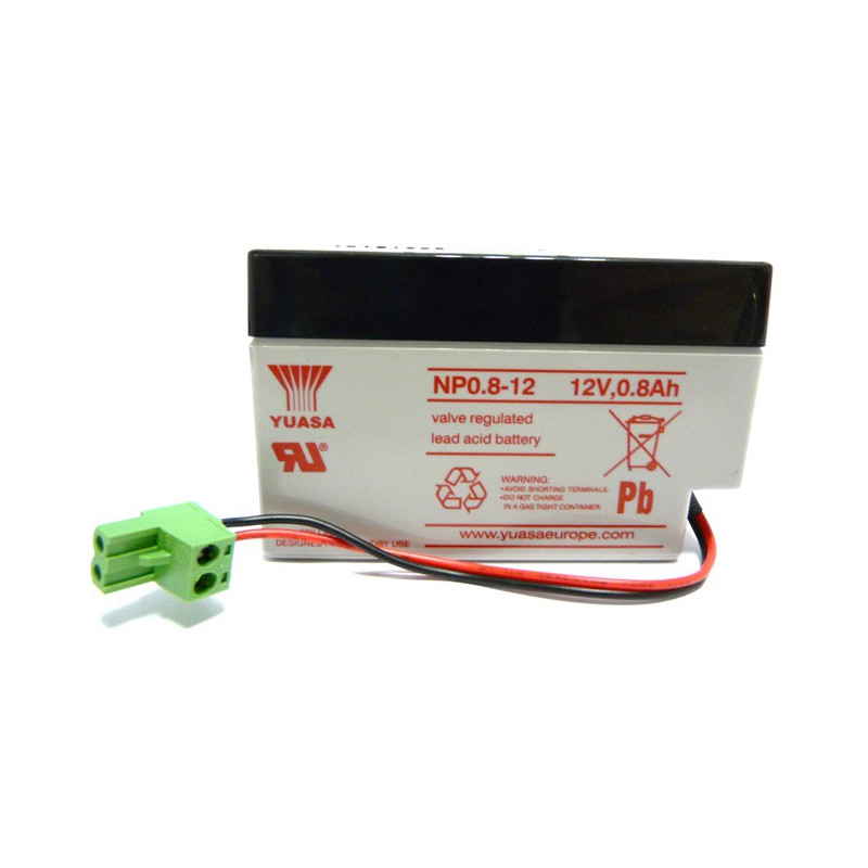 CHRONO Batterie Plomb – 12.0V –0.8Ah + Connecteur CHRONO Batterie Plomb – 12.0V –0.8Ah + Connecteur