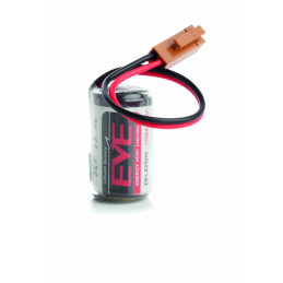 CHRONO Pile lithium LS14250 - 1/2AA - 3,6V - 1200mAh + Connecteur JAE