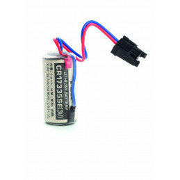 CHRONO Pile Lithium CR17335 - 3V - 1800mAh + Connecteur 