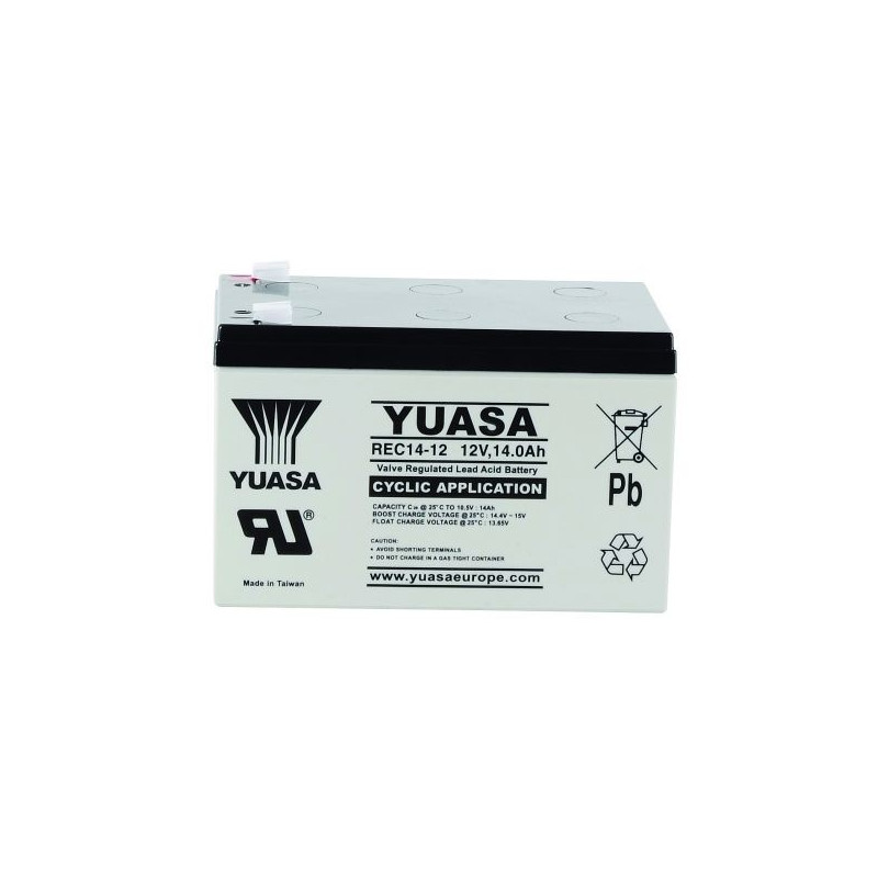 YUASA 12V - 14Ah - REC14-12 Cyclage YUASA 12V - 14Ah - REC14-12 Cyclage