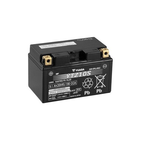 YUASA batterie moto 12V - 8.6Ah - YTZ10S 