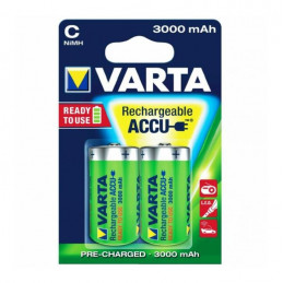 VARTA - Piles LR14C - rechargeables - 3000 mAh - Blister x2