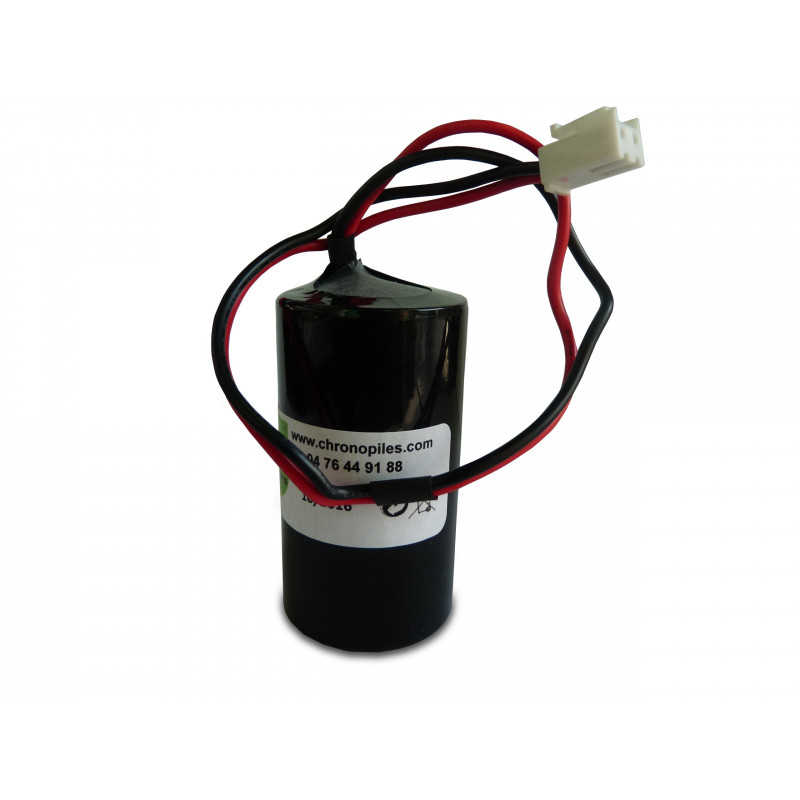 Chrono Pile Lithium ER34615M  –  3.6V  - 13Ah + Connecteur