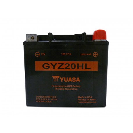 Batterie Moto YUASA GYZ20HL - Plomb - 12V – 20Ah