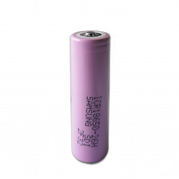 SAMSUNG ICR-18650-26H Li-Ion 3.7V 2.6Ah avec plot pile