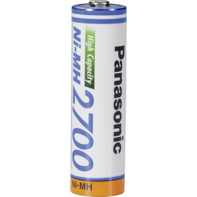 PANASONIC Pile NiMh rechargeable - HR6 - 1.2V 2700mah - Blister x 4