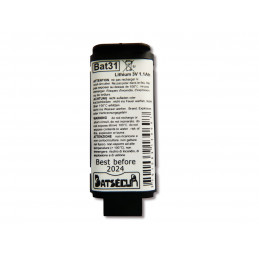 DAITEM Pile Batterie Alarme BATLI31 - 3V - 1Ah 