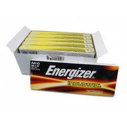 ENERGIZER LR6 - LR06 - AA Industrial - UM3 - Boite de 10