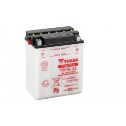 YUASA Batterie Moto YB14L-A2 - 12V – 14Ah