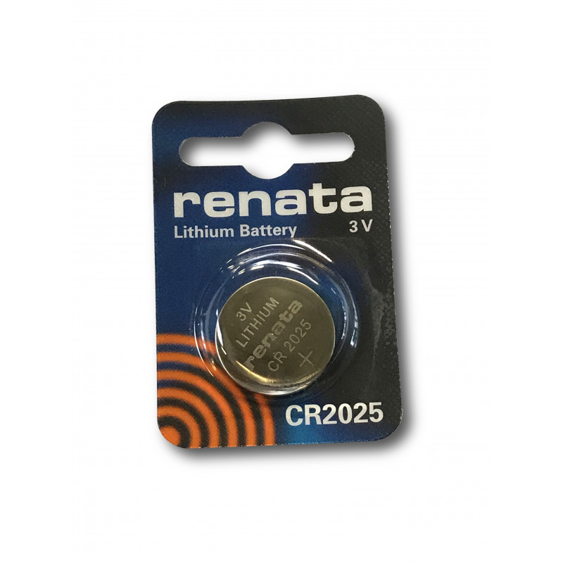 Pile Bouton CR2025 Standard - RENATA - Lithium - 3V Pile Bouton CR2025 Standard - RENATA - Lithium - 3V