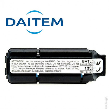 Pile Lithium DAITEM d'origine BATLI38 - 3.6V - 2.4Ah