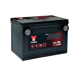 YUASA Batterie voiture YBX3780 - 12V - 74Ah