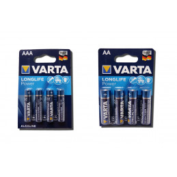 Lot de 10 blisters de 4 piles LR3 + 10 blisters de 4 piles LR6