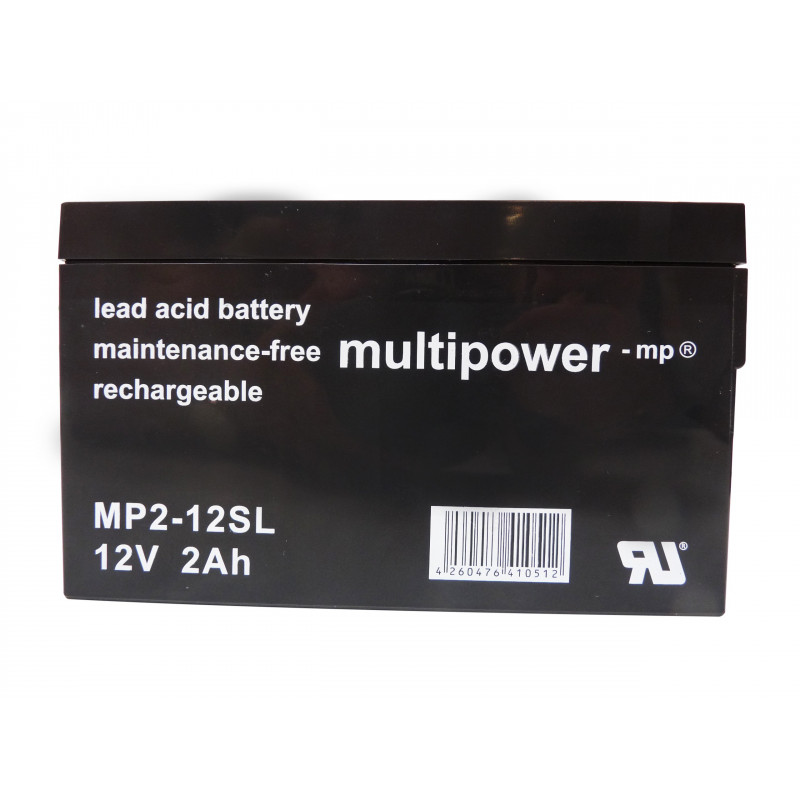 MULTIPOWER 12V - 2.0Ah - MP2-12SL - AGM MULTIPOWER 12V - 2.0Ah - MP2-12SL - AGM