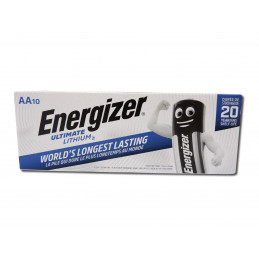 Lot de 10 piles LR03 + 10 piles LR6 - Energizer Ultimate Lithium