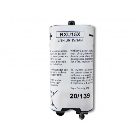 DAITEM Pile Batterie Alarme RXU15X- 3V - 3Ah