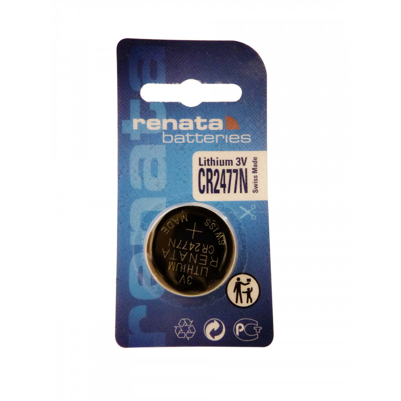 Pile Bouton CR2477N Standard - RENATA - Lithium - 3V Pile Bouton CR2477N Standard - RENATA - Lithium - 3V