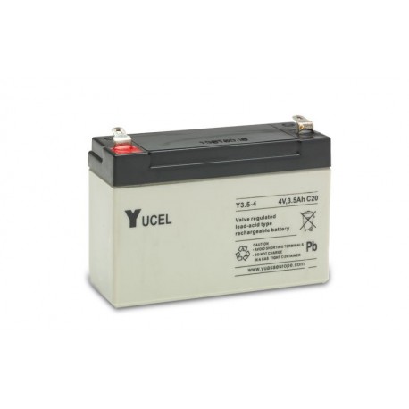 Batterie Y3.5-4  YUASA / YUCEL - Plomb - 4V - 3.5Ah