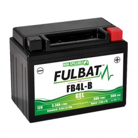 Batterie moto FULBAT FB4L-B - GEL - 12V - 5.3Ah